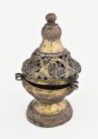 Templomi füstölőtartó, hiányos, deformált, m: 18 cm