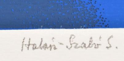 Halász Szabó Sándor (1920-1997): Absztrakt formák. Szitanyomat, papír, jelzett, számozott (20/30), 4...