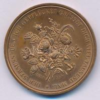 Németország DN "A csokor, amit szedtem, köszöntsön ezerszer / Charis" bronz replika emléké...