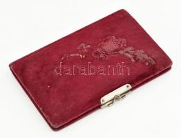 1911 Régi emlékkönyv, bejegyzésekkel, kopottas állapotban