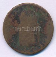 1848. 1kr Cu enyhén elfordult hátlap T:F,VG Adamo B1