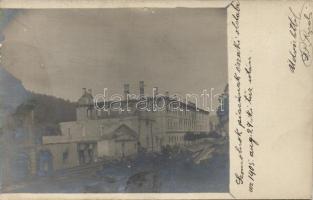 Szomolnok the market after the fire in 1905 Photo