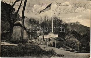 1916 Wien, Vienna, Bécs; J. Kaltenbrunner&#039;s Café-Restaurant &quot;zur eisernen Hand&quot; am Kahlenberg / restaurant and café