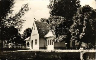 1961 Leányfalu, hajóállomás. Képzőművészeti Alap