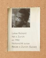 Richard Paul Lohse (1902-1988): Konkrét kompozíció (cím nélkül). Szitanyomat, papír, jelzés nélkül, ...