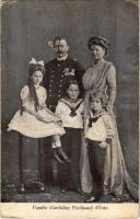 Familie darchiduc Ferdinand dEste / Ferenc Ferdinánd és családja / Archduke Franz Ferdinand and his family (fl)