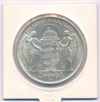 1939. 5P Ag "Horthy balra" T:AU kis ph, patina
Adamo P8.2