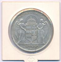 1939. 5P Ag "Horthy balra" T:AU patina, kis ph
Adamo P8.2