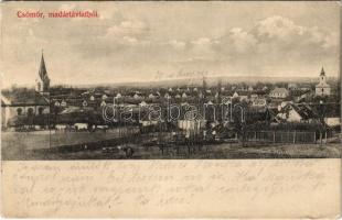 1910 Csömör, madártávlatból