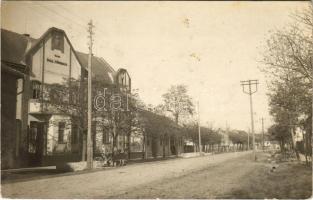 1927 Sarkad, Állami polgári fiúiskola, fiúk kerékpárral. photo (fl)