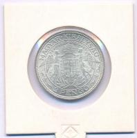 1933. 2P Ag "Madonna" T:UNC,AU kis patina, apró ph
Adamo P7