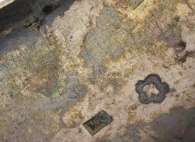 Ezüst(Ag) art deco fogvájótartó, jelzett, h: 9,5 cm, nettó: 39,5 g