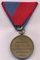 1938. &quot;Felvidéki Emlékérem&quot; bronz kitüntetés mellszalagon T:XF patina Hungary 1938. &quot;Upper Hungary Medal&quot; bronze decoration with ribbon C:XF patina NMK 427.