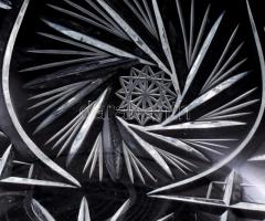 Kristály kínáló tál, gyümölcsös 25 cm