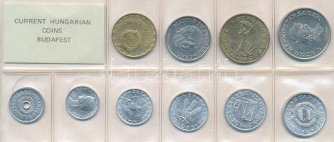 1983. 2f-20Ft (10xklf) érmés forgalmi sor fóliatokban T:UNC Adamo FO16