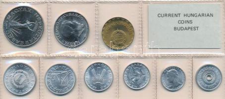 1981. 2f-10Ft (9xklf) érmés forgalmi sor fóliatokban T:UNC Adamo FO14