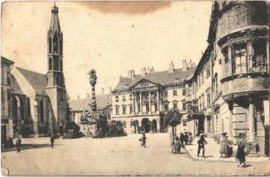 1935 Sopron, Megyeház tér, Szentháromság szobor (fl)