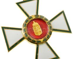 1991. "A Magyar Köztársasági Érdemrend lovagkeresztje, polgári tagozat" zománcozott, arany...