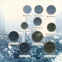 1996. 10f-100Ft (10xklf) "Magyarország pénzérméi" forgalmi sor dísztokban. A belső tokon a...