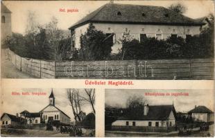 1914 Maglód, Református paplak, Római katolikus templom, községháza, jegyző lak (fl)