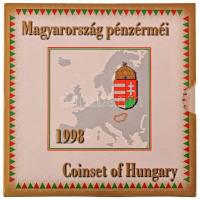 1998. 50f-200Ft (10xklf) "Magyarország pénzérméi" forgalmi sor + 100Ft Cu-Ni-Zn "1848...