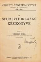 Kehrer Béla: A sportvitorlázás kézikönyve. Nemzeti Sportkönyvtár 20. sz. Bp.,[1926],Stádium, 102+1+8 (kézzel írt jegyzetek) p. Fekete-fehér illusztrációkkal. Átkötött egészvászon-kötés, foltos borítóval, kissé foltos lapokkal, névbejegyzéssel, ceruzás aláhúzásokkal.  Keszthelyi Csónakázó- és Korcsolyázóegylet kiadványa. Az egylet nevet váltott, 1930. jún. 3-tól Keszthelyi Yacht Club lett.