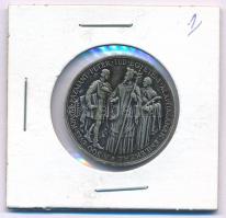 1935. 2P Ag &quot;Pázmány&quot; T:AU patina Adamo P7.1