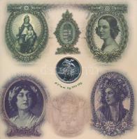 2007. 1Ft-100Ft (7xklf) forgalmi sor szettben + "Berán Lajos és a pengő" jelzett Ag emléké...