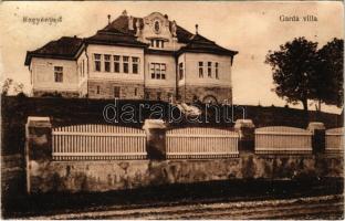 1922 Nagyenyed, Aiud; Garda Villa. Földes Ede kiadása (felszíni sérülés / surface damage)