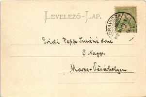 1902 Oravicabánya, Oravita; Bányavölgy. Franz Grau kiadása / mine valley