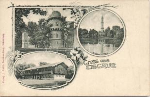 Lednice (Eisgrub) with Babylon tower