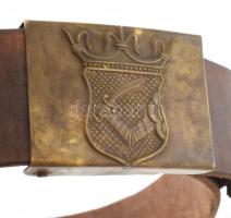 Katonai öv réz övcsattal / military belt