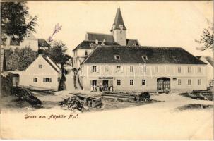 Pölla, Gruss aus Altpölla / shop of E. Mann (EK)