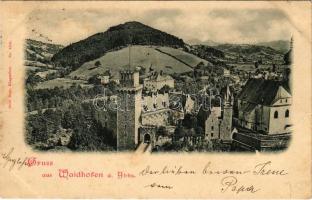 1899 (Vorläufer) Waidhofen an der Ybbs, general view (tear)