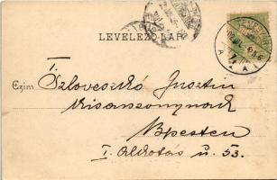 1902 Temesvár, Timisoara; Szent György tér, Lenz J. kávéháza, szállodája és sörcsarnoka, Rosner Márk...