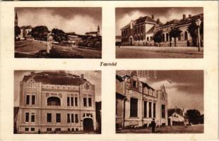 1942 Tasnád, Községháza és állami iskola, Takarékpénztár, Kaszinó / town hall, school, savings bank, casino