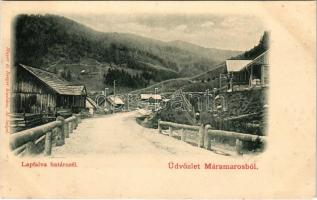 Papfalva, Lapfalva, Popesti; Határszél Magyarország és Bukovina között. Mayer és Berger kiadása / border between Hungary and Bukovina