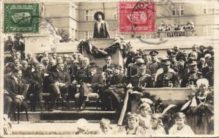 Túrócszentmárton Matica Slovenska assembly with president Masaryk