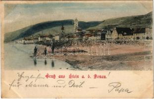 1899 (Vorläufer) Stein an der Donau (Krems), Danube riverside (fl)