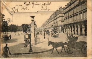 1900 Paris, Rue Rivoli / street view, hotel (fl)