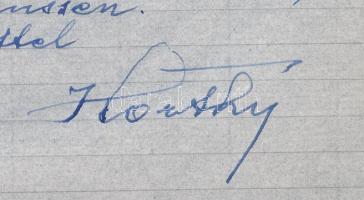 1950 Estoril, Casa S. José, Horthy Miklós (1868-1957) politikus, volt kormányzó, tengerésztiszt sajá...