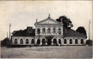 1916 Radom, Resursa i teatr / theatre + &quot;Wisztula vasúti hídőrségparancsnokság Iwangorod&quot; (EK)