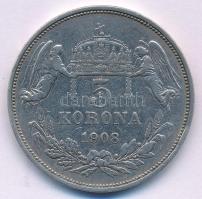 1908KB 5K Ag "Ferenc József" T:VF ph. Adamo K7