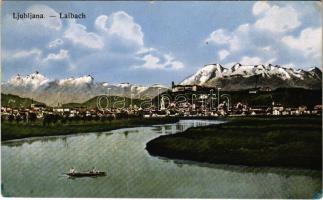 1915 Ljubljana, Laibach; general view (EK)