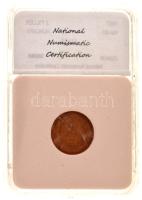 1907. 2f bronz NNC (National Numismatic Certification) tokban T:AU patina