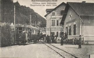 Trencsénteplic Electric tram station