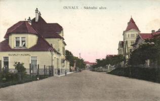 Úvaly around the railway station