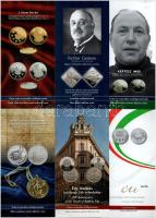 2010-2023. 50db-os színes MNB tájékoztatólap tétel, nem mind különböző, nagyrészt a 2014-2023. közöt...