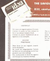 Novgorodi ikon. Kézzel festett másolat, certifikáttal, 22,5x15 cm