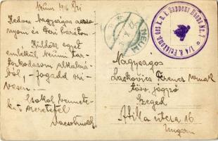 1916 Osztrák-magyar katona / WWI Austro-Hungarian K.u.K. military, soldier. photo + "1/4 8. Fel...